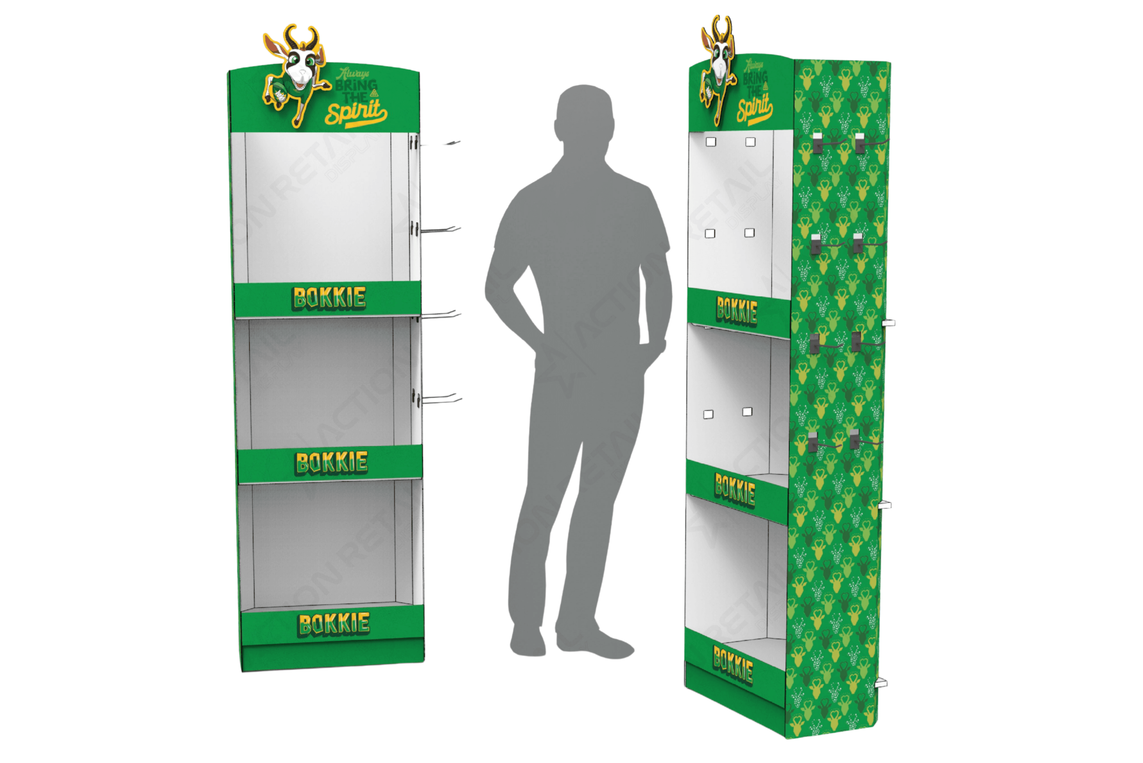 Bokkie Floor Display Stand